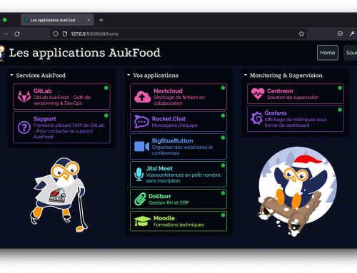 Dashy – Un dashboard pour vos applications auto-hébergées